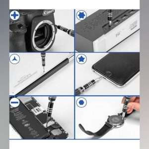 مجموعه 115عددی پیچ گوشتی تعمیرات موبایل فومتر