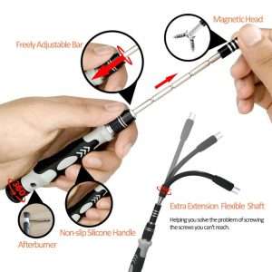 پیچ گوشتی مدل Kerkoor بسته 122 عددی – مجموعه‌ای کامل و باکیفیت