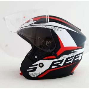 تصویر محصول: کلاه کاسکت راپیدو بدون فک عینک دار – ایمنی و راحتی در موتورسواری