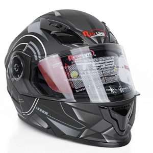 کلاه کاسکت ردلاین مدل MATT BLACK_Grey Time_C13 – ایمنی و استایل در موتورسواری