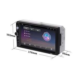 عکس دقیق پخش کننده تصویری خودرو مدل 7010B، بهترین سیستم صوتی خودرو برای مشاهده