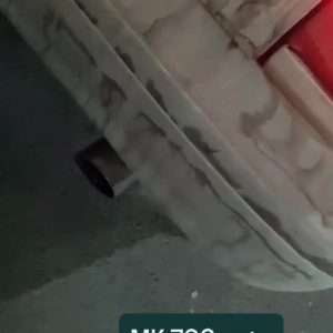 منبع اگزوز 709 استیل سایلنسر دار برند js مدل M.K