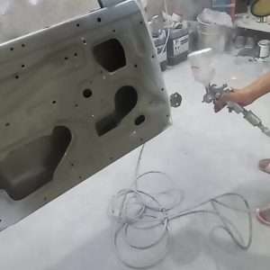 درب رنگی جلو راست پراید